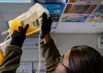 Blood drives bolster 379th EMDS emergency response capabilities