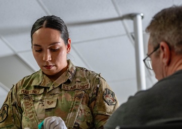 Blood drives bolster 379th EMDS emergency response capabilities
