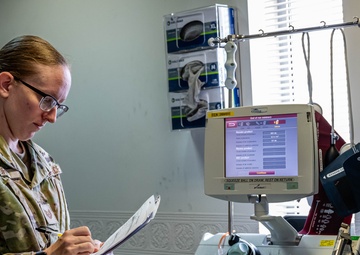 Blood drives bolster 379th EMDS emergency response capabilities