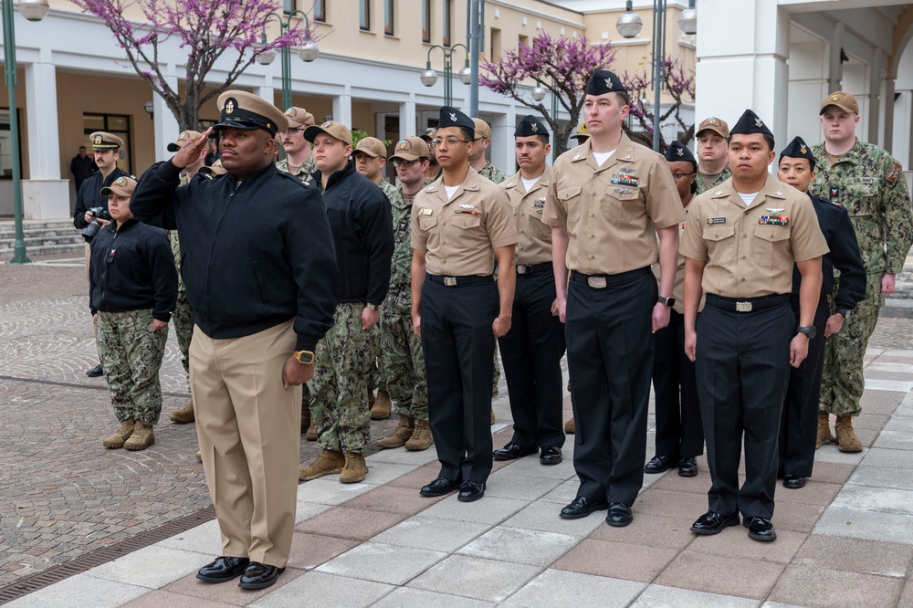 NSA Naples Celebrates 132nd Chief Birthday