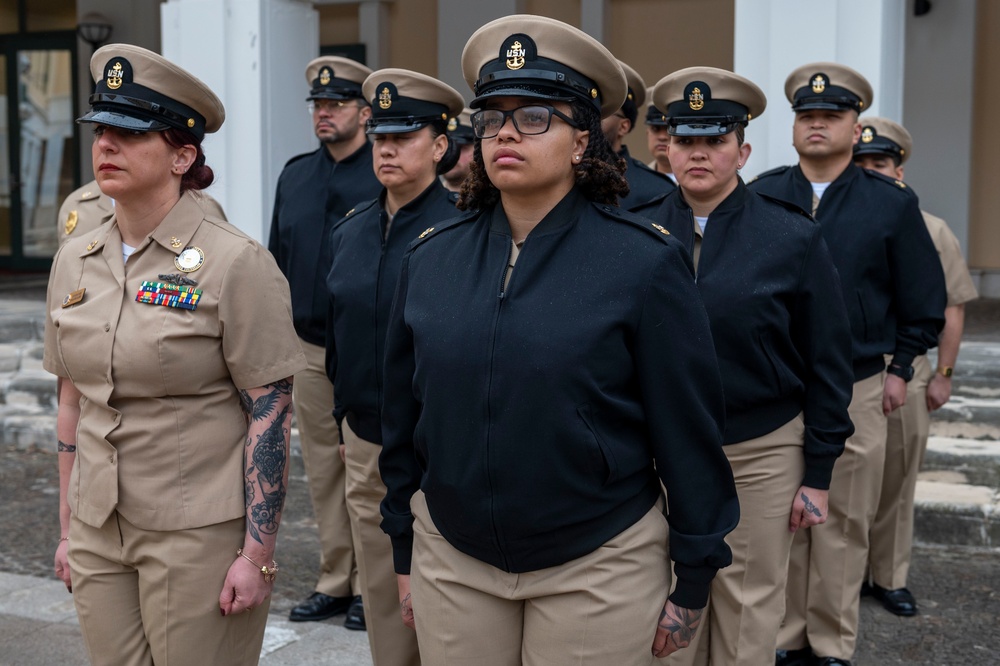NSA Naples Celebrates 132nd Chief Birthday