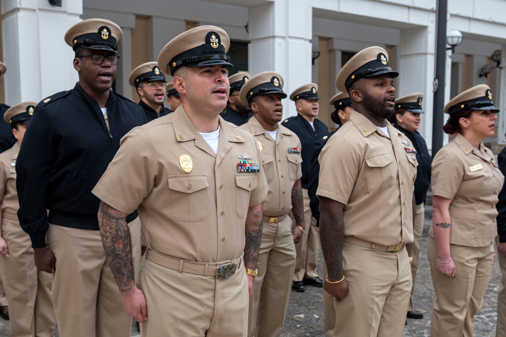 NSA Naples Celebrates 132nd Chief Birthday