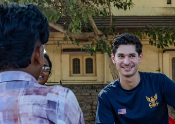 Sailors from USS Ralph Johnson Visit Desire Society during Tiger Triumph 2025