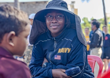 Sailors from USS Ralph Johnson Visit Desire Society during Tiger Triumph 2025