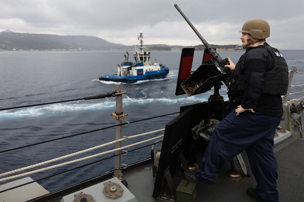 USS Oscar Austin (DDG 79) Arrives in Souda Bay, Greece for Mid-Deployment Voyage Repair (MDVR)
