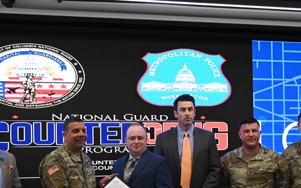 DC National Guard Discusses Strategic Enhancements in Counterdrug Efforts with Metropolitan Police