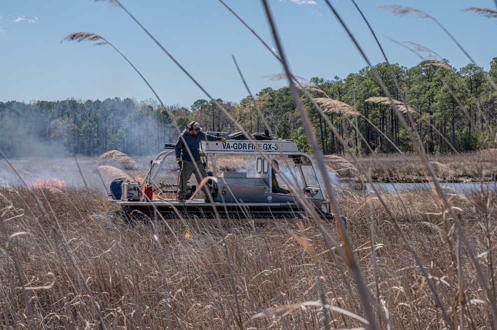 Joint Base Langley-Eustis Performs First Prescription Fire in 10 Years Increasing Biodiversity,  Soldier Safety and Training