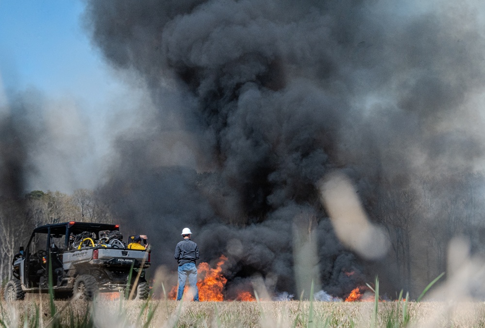 Joint Base Langley-Eustis Performs First Prescription Fire in 10 Years Increasing Biodiversity,  Soldier Safety and Training