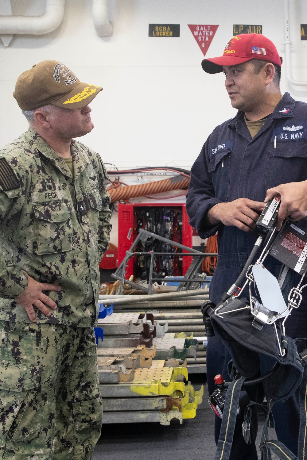 ESG 3 and Prospective ESG 7 commanders visit Tripoli