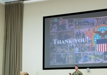 DLA Distribution commander engages with workforce, details warfighter support strategies during town hall