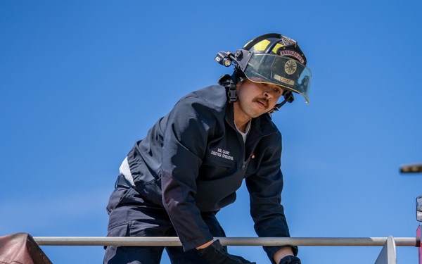 Keesler Fire Dept conducts fire drill