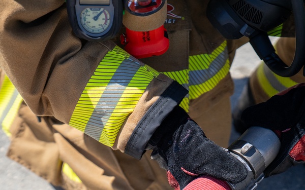 Keesler Fire Dept conducts fire drill