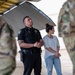 Bossier Police Officer Kenny Gallon Tours a B-52