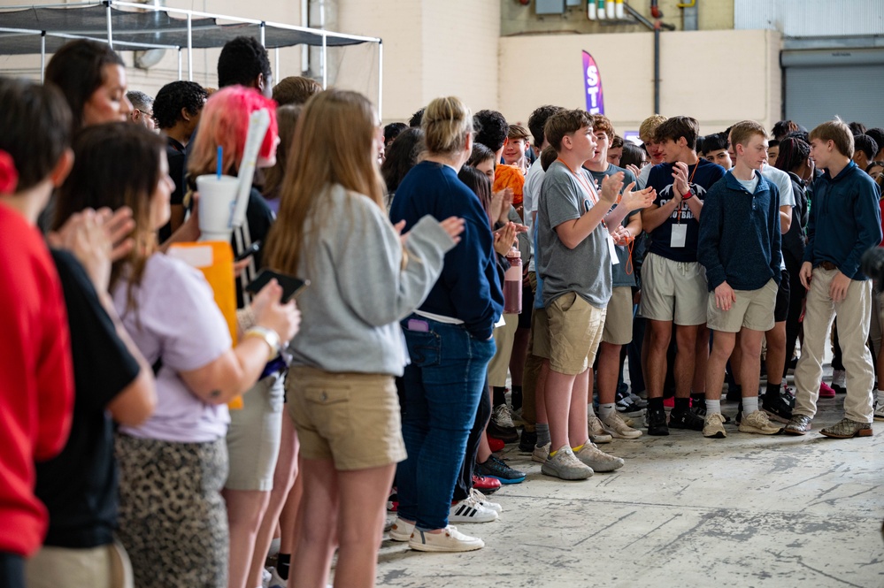 Students from Local Schools Visit Barksdale