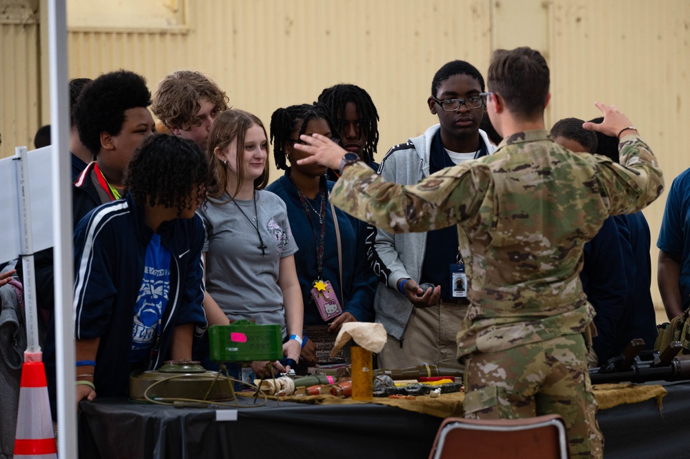Students from Local Schools Visit Barksdale