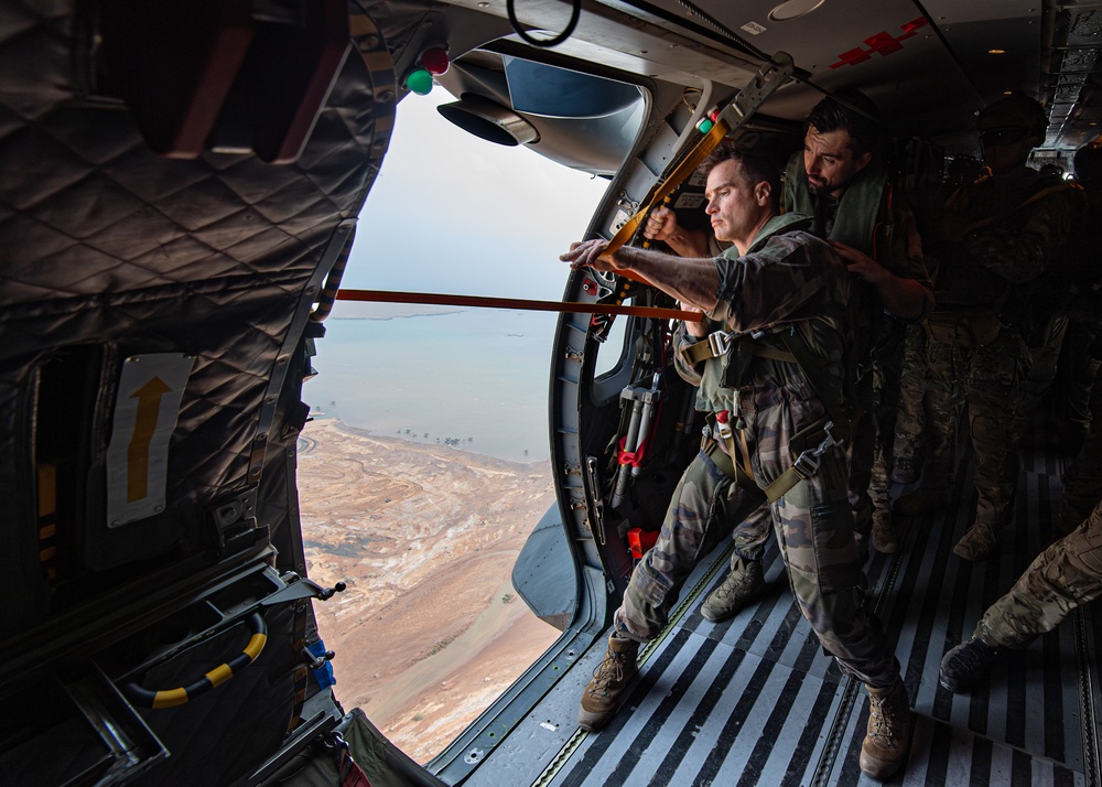 US and French Forces Conduct Joint Parachuting Exercise in Djibouti