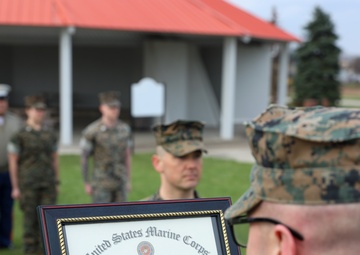 4th MCD's Newest Gunnery Sergeant