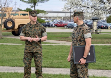 4th MCD's Newest Gunnery Sergeant