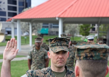 4th MCD's Newest Gunnery Sergeant