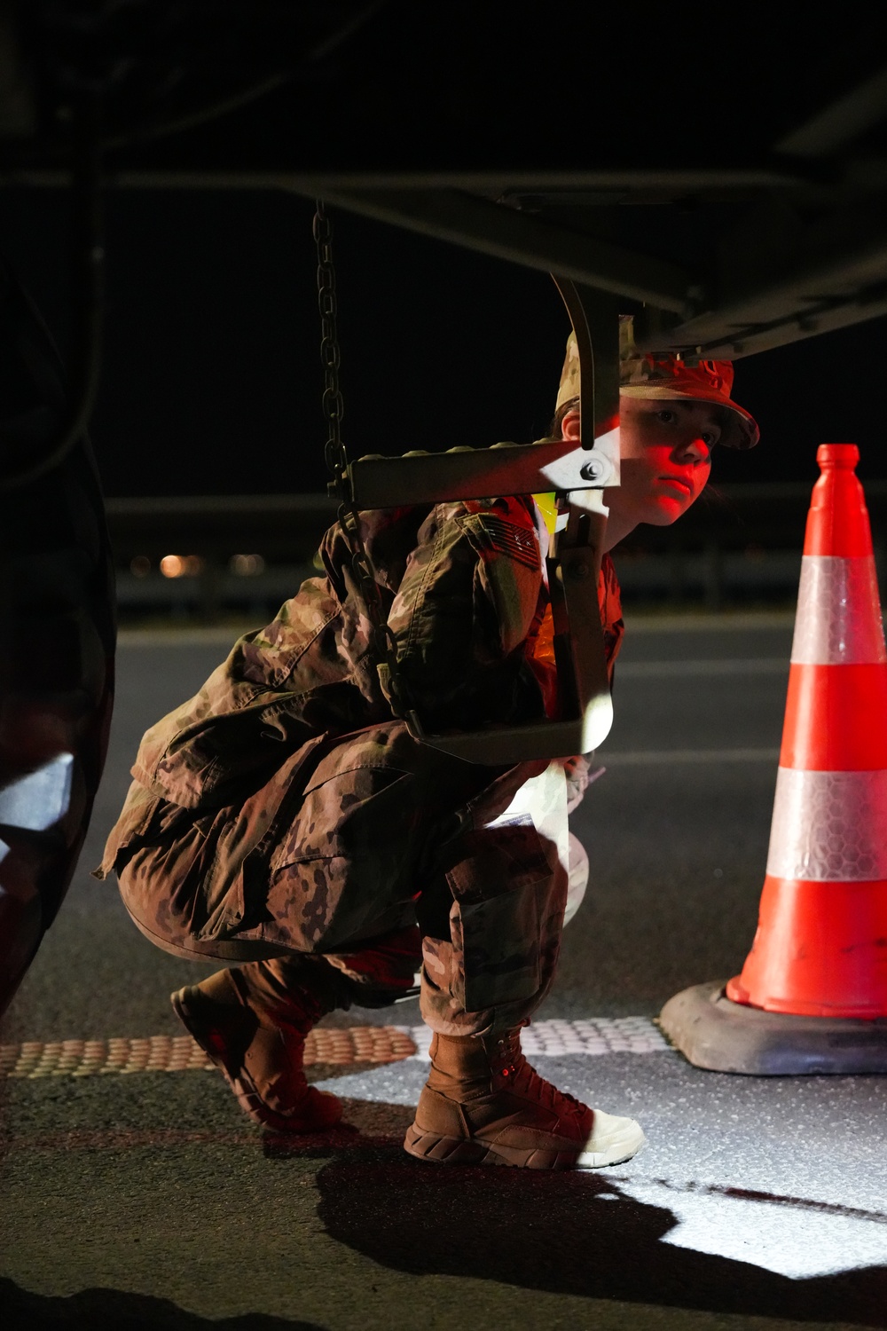 Atlas Soldiers Conduct Vehicle Recovery Operation