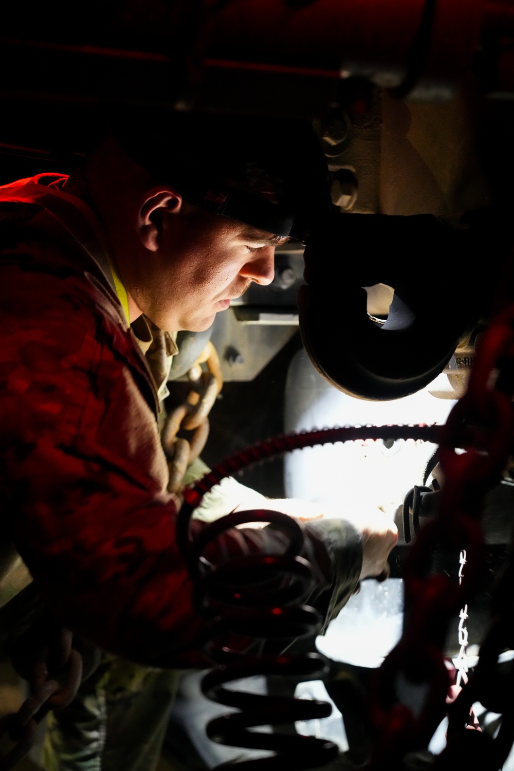 Atlas Soldiers Conduct Vehicle Recovery Operation