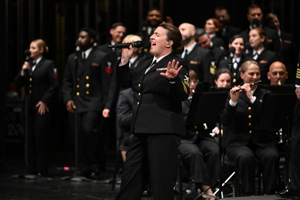 U.S. Navy Band performs in Virginia Beach on National Tour