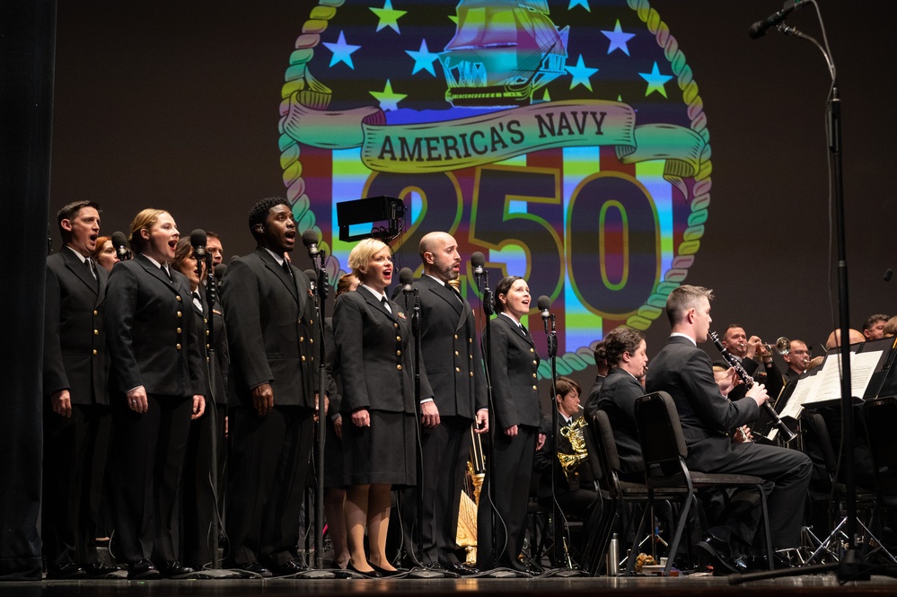 U.S. Navy Band performs in Virginia Beach on National Tour