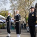 U.S. Navy Ceremonial Guard performs at Sacramento Farmers Market