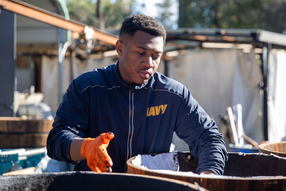 Sailors participate in Rebuilding Together Sacramento program