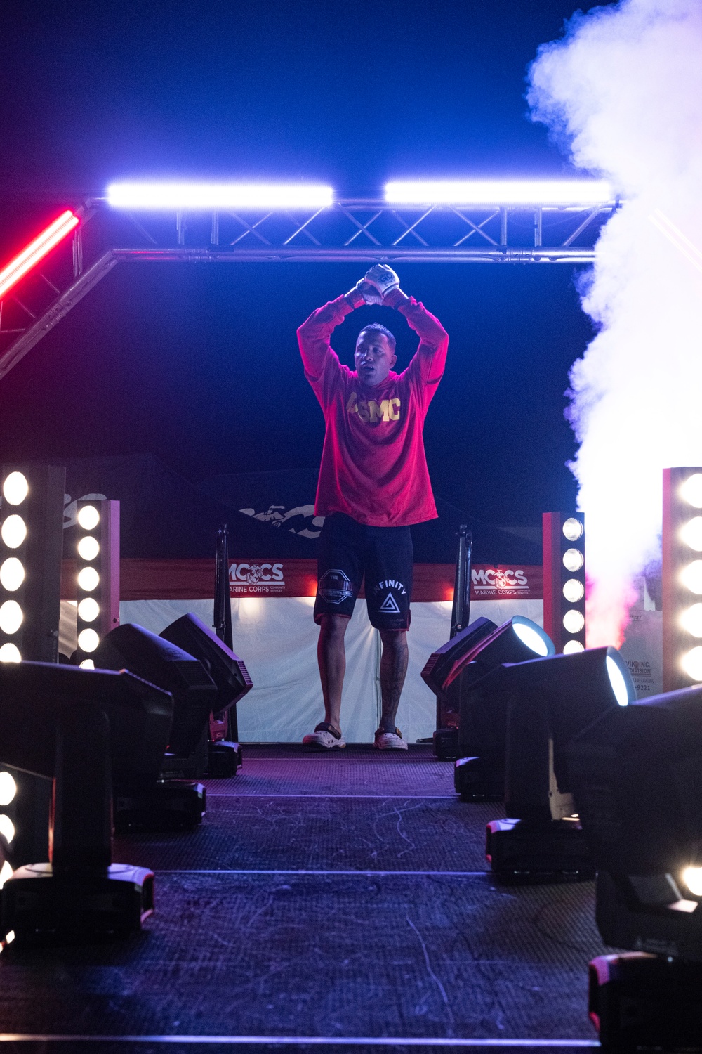 Marine Fighter Represents Camp Pendleton