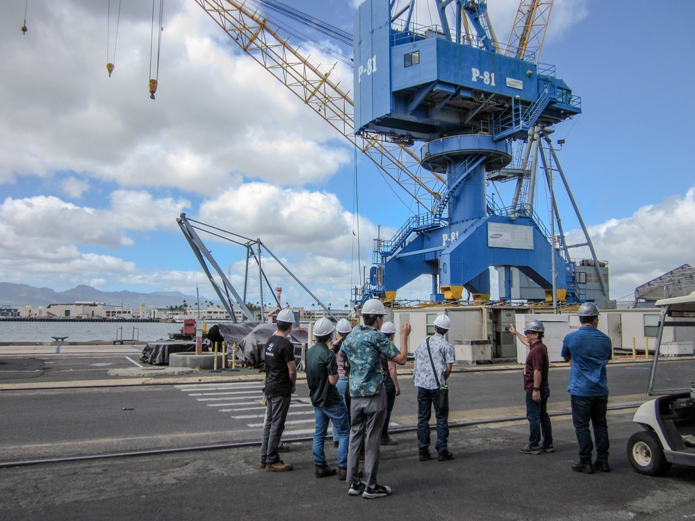 American Society of Civil Engineers Younger Members Forum Visits Pearl Harbor Naval Shipyard
