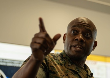 Marine Corps Cyberspace Warfare Group Ribbon Cutting Ceremony for New War Room