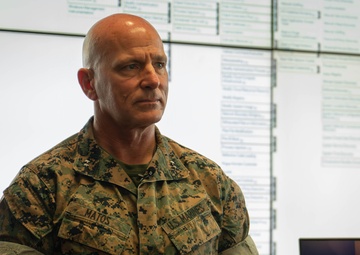 Marine Corps Cyberspace Warfare Group Ribbon Cutting Ceremony for New War Room