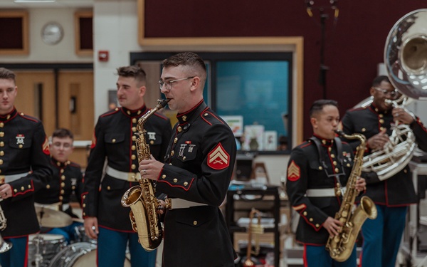 Marine Band San Diego’s Brass Band Performs at East View HS
