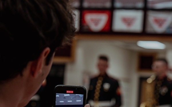 Marine Band San Diego’s Brass Band Performs at East View HS