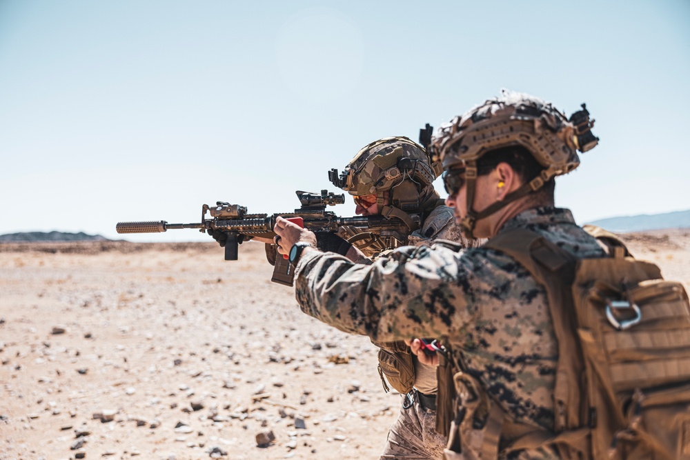 Marines conduct Infantry Marksmanship Assessment during 1st Marine Division Squad Competition