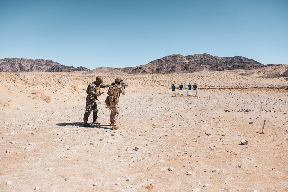 Marines conduct Infantry Marksmanship Assessment during 1st Marine Division Squad Competition
