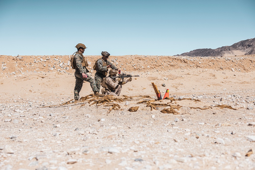 Marines conduct Infantry Marksmanship Assessment during 1st Marine Division Squad Competition