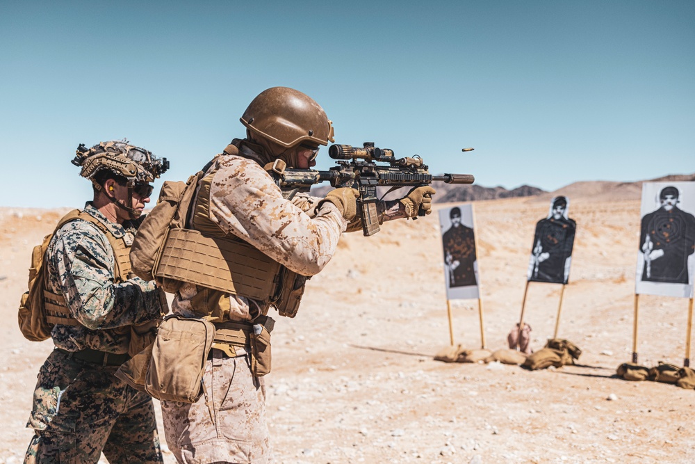 Marines conduct Infantry Marksmanship Assessment during 1st Marine Division Squad Competition