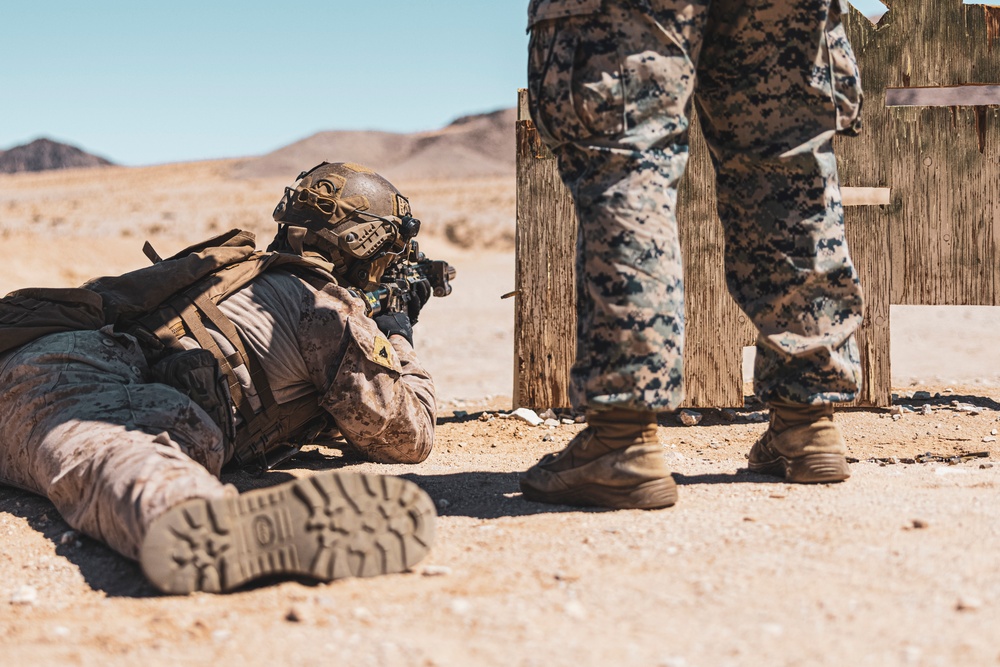 Marines conduct Infantry Marksmanship Assessment during 1st Marine Division Squad Competition