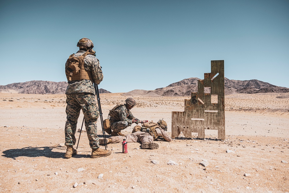 Marines conduct Infantry Marksmanship Assessment during 1st Marine Division Squad Competition