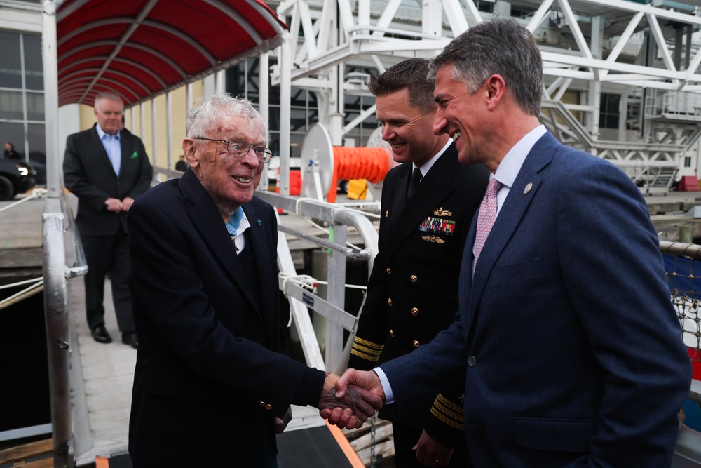 USS Thomas Hudner Returns to Port in Boston