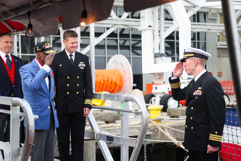 USS Thomas Hudner Returns to Port in Boston