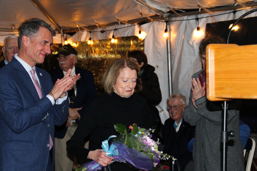 USS Thomas Hudner Returns to Port in Boston