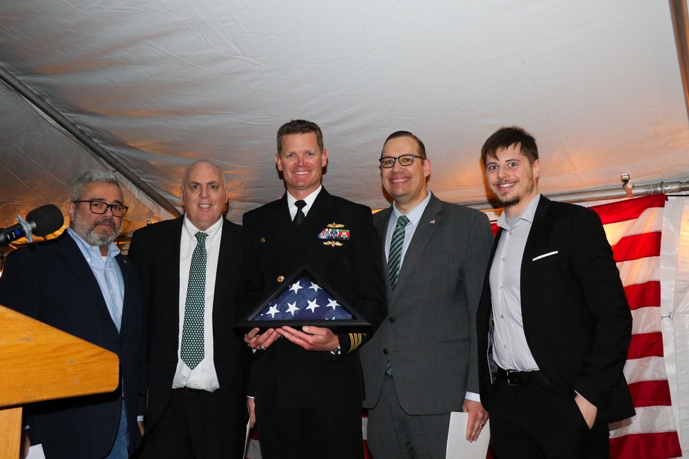 USS Thomas Hudner Returns to Port in Boston