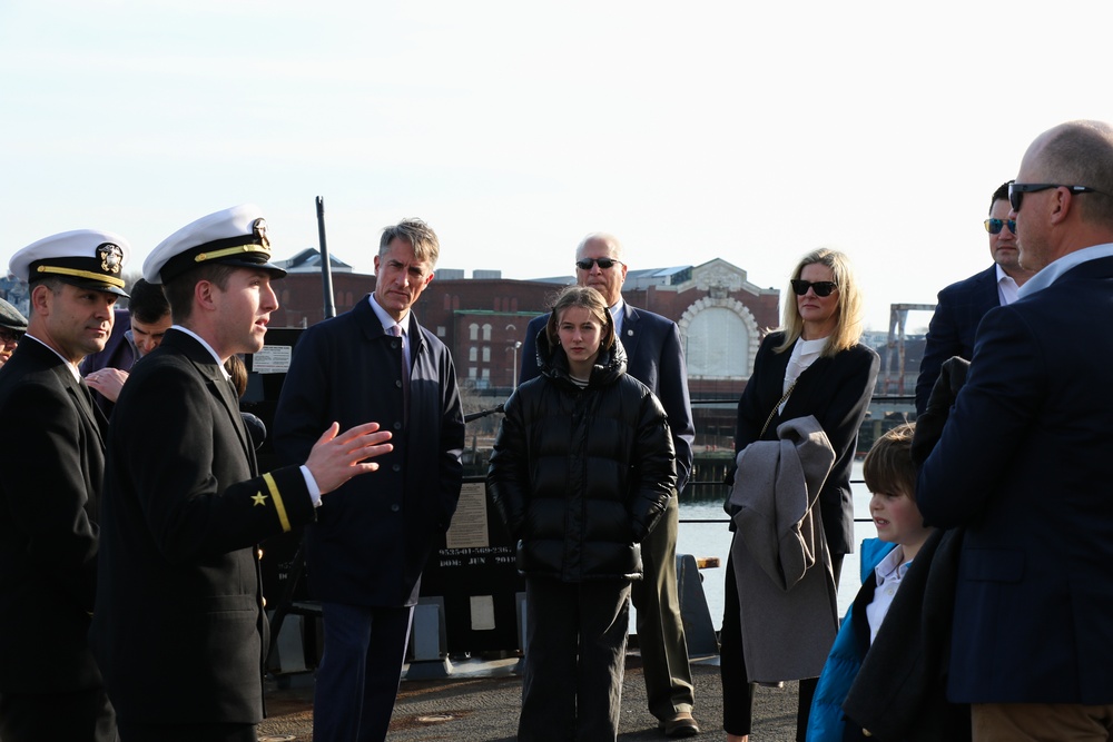 USS Thomas Hudner Returns to Port in Boston