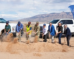 USACE-Albuquerque District joins SSCAFCA, others for ground-breaking on Tortugas Arroyo Improvements Project