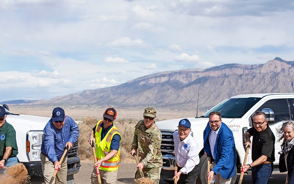 USACE-Albuquerque District joins SSCAFCA, others for ground-breaking on Tortugas Arroyo Improvements Project