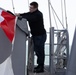 Iwo Jima Sailor Lowers Flags