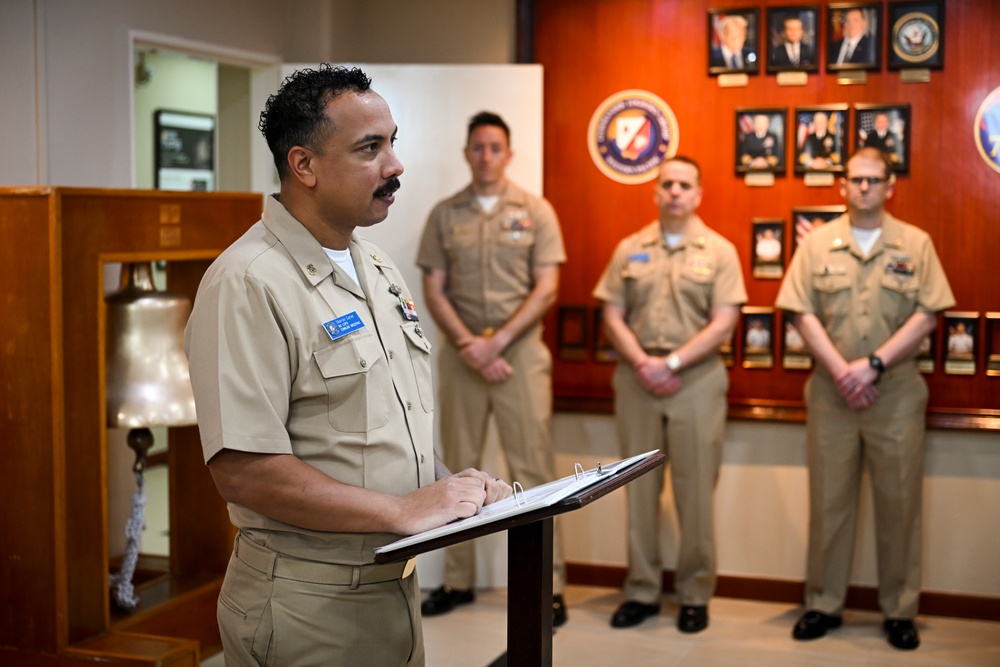Singapore based Sailors hold 132nd Chief Petty Officer Birthday Celebration, April 01, 2025